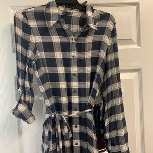 Cotton button down dress